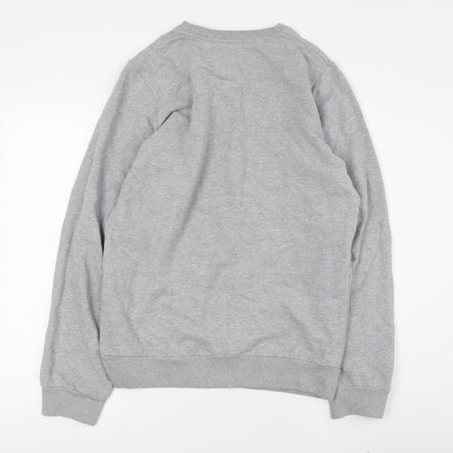 Supreme Unisex Grey Bear Print Sweatshirt, Size S