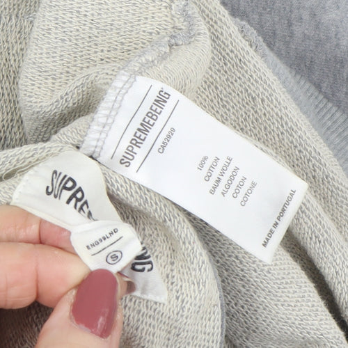 Supreme Unisex Grey Bear Print Sweatshirt, Size S