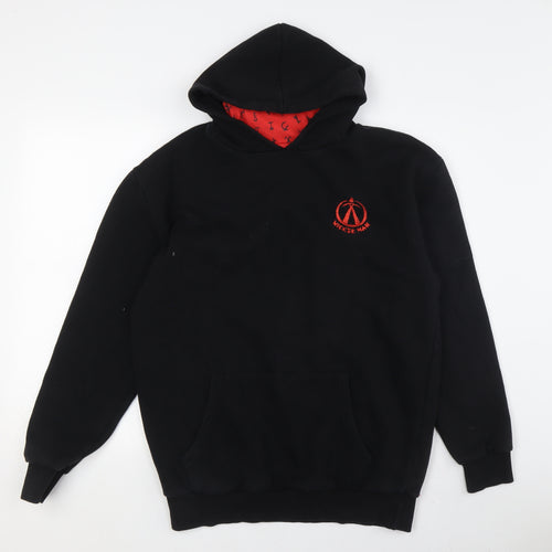 Wicked Man Men’s Black 7XL Pullover Hoodie