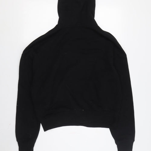 Zara Women's Black Pullover Hoodie S