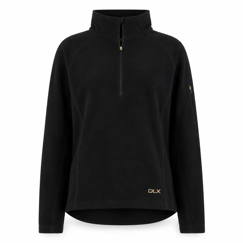 Front view of DLX Women's Black Pullover Hoodie M