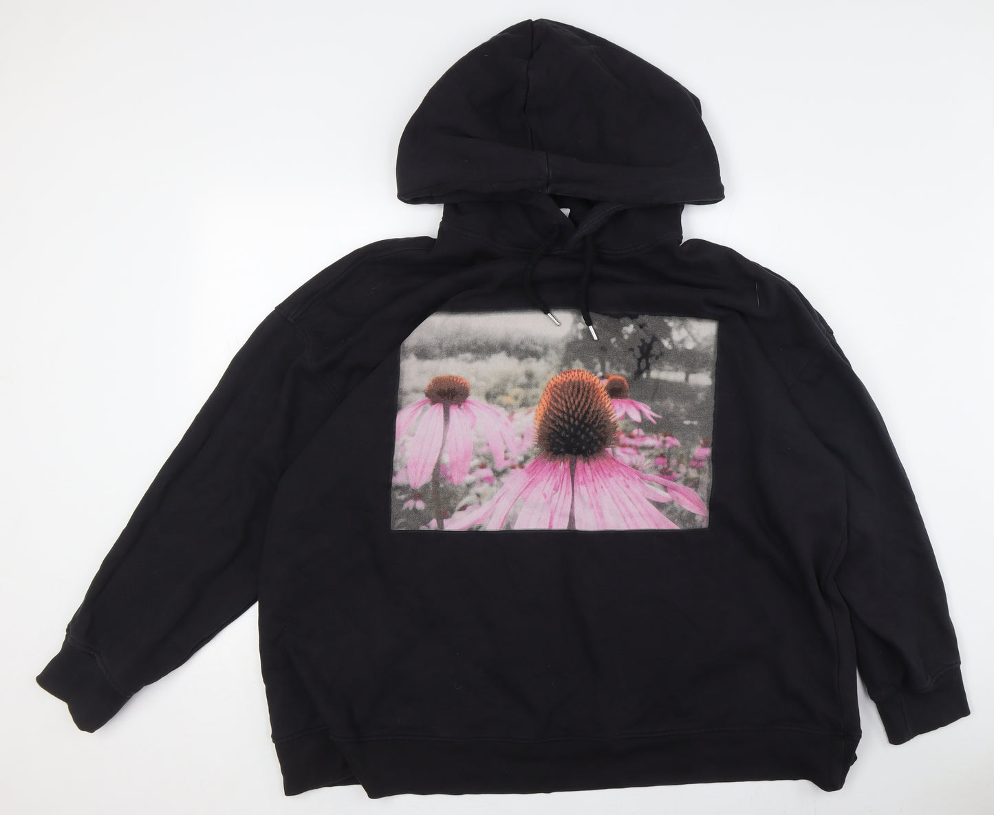 Helena Christensen H&M Women's Black XL Pullover Hoodie