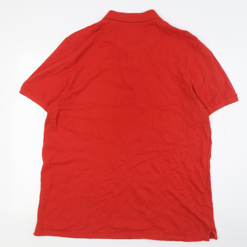 Lyle & Scott Men's Red Polo Shirt 2XL