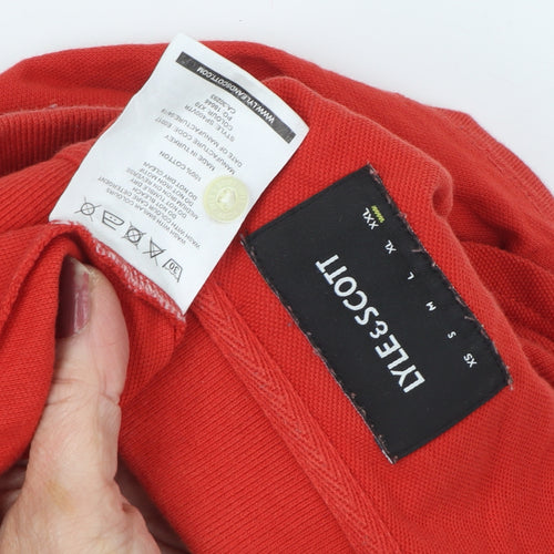 Lyle & Scott Men's Red Polo Shirt 2XL