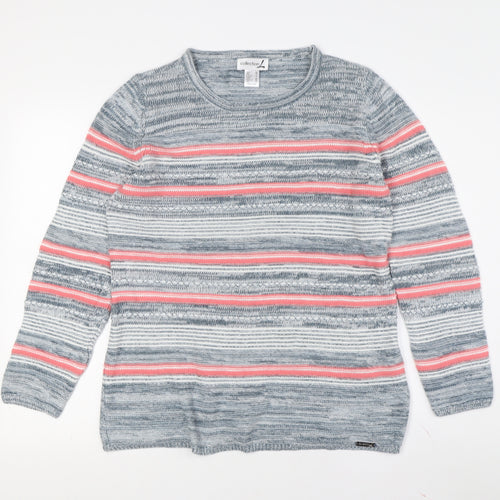Y Collection Women's M Multicoloured Crew Neck Pullover