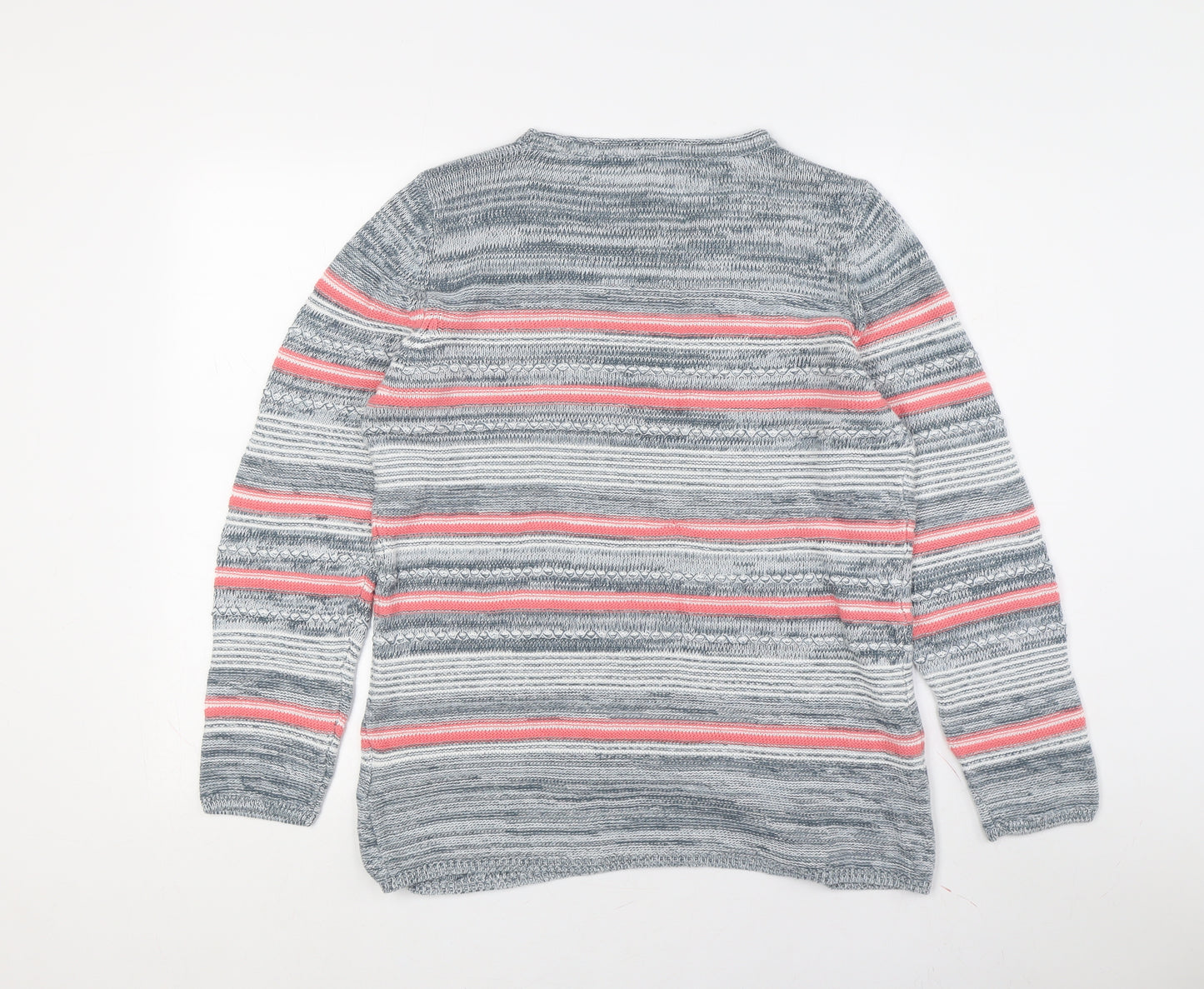 Y Collection Women's M Multicoloured Crew Neck Pullover