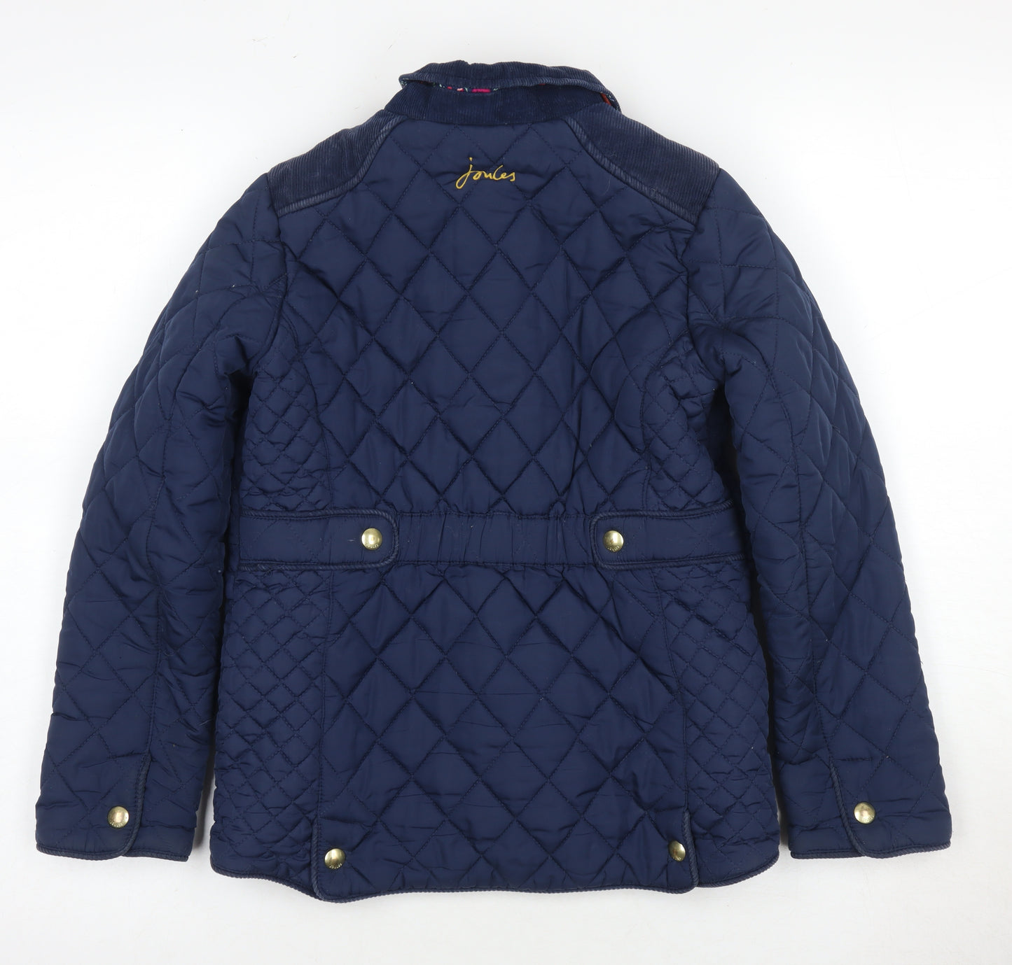Joules Girls Blue Quilted Jacket 9-10 Years