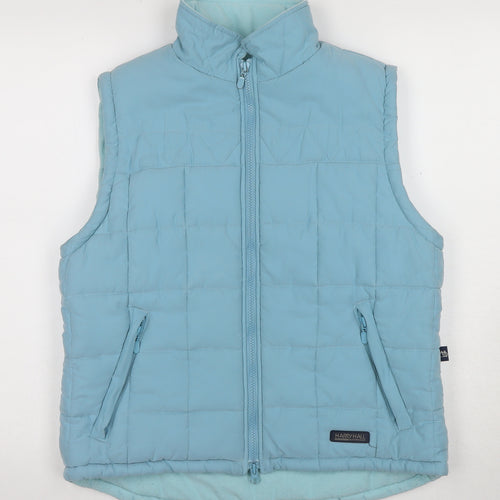 Harry Hall Women's Blue Puffer Waistcoat Size S Casual
