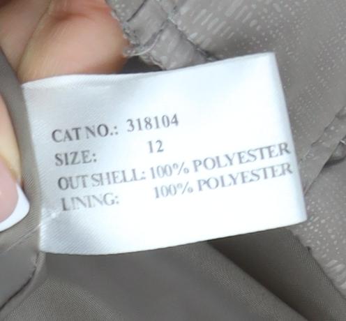Finesse Women's Beige Quilted Jacket Size 12