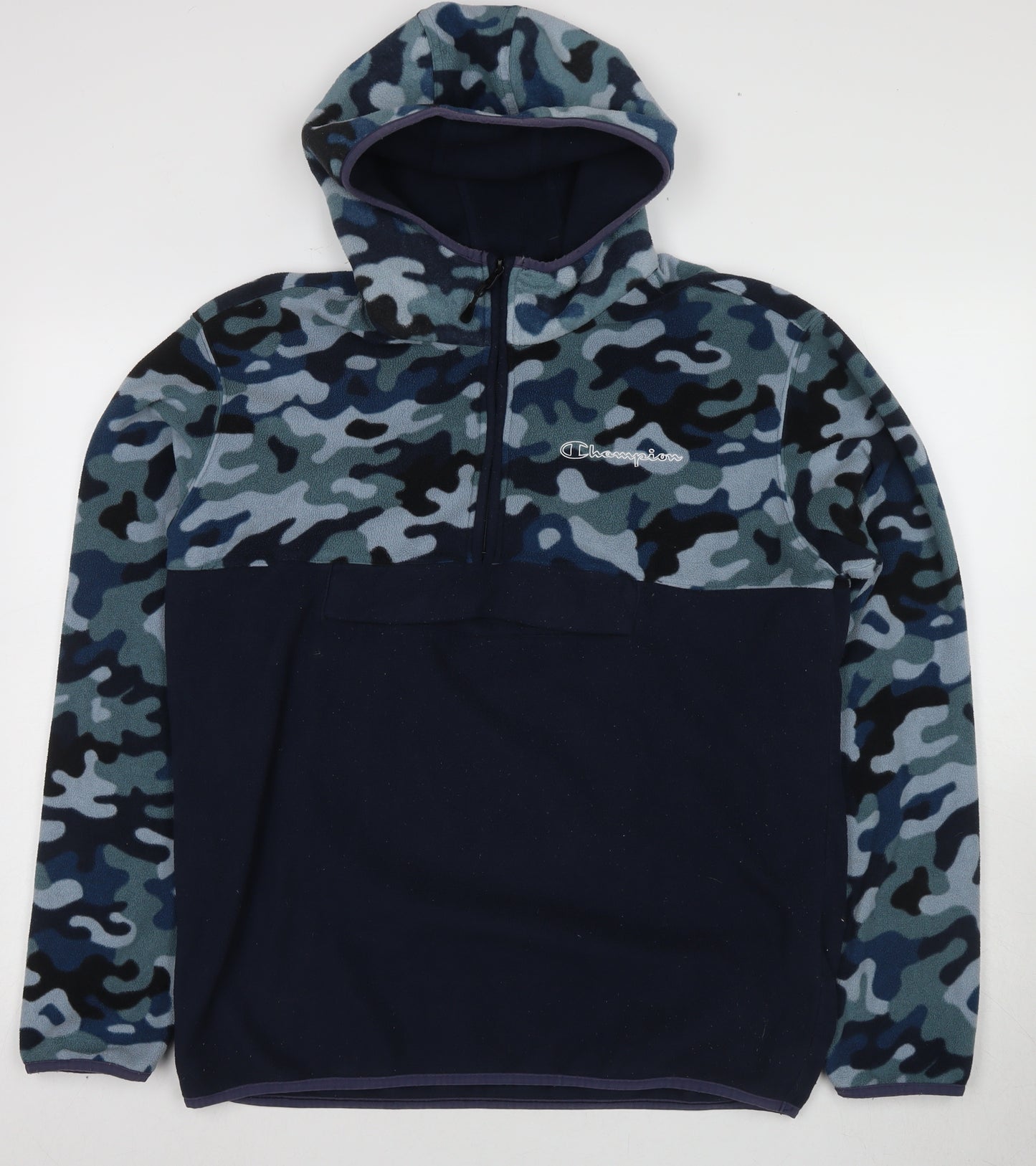 Champion Men's Multicoloured Hoodie L Camouflage