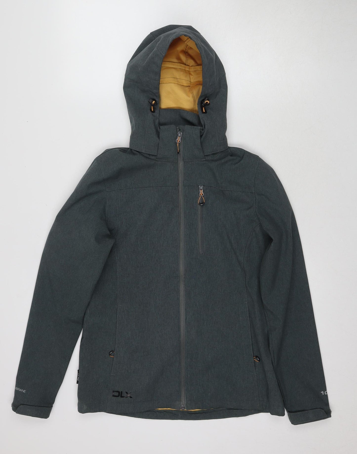 DLX Men's Grey Soft Shell Outdoor Jacket - S