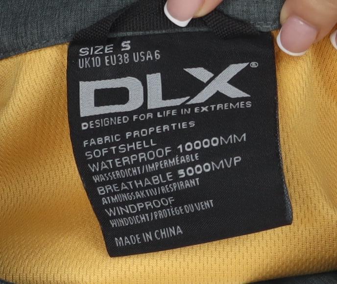 DLX Men's Grey Soft Shell Outdoor Jacket - S