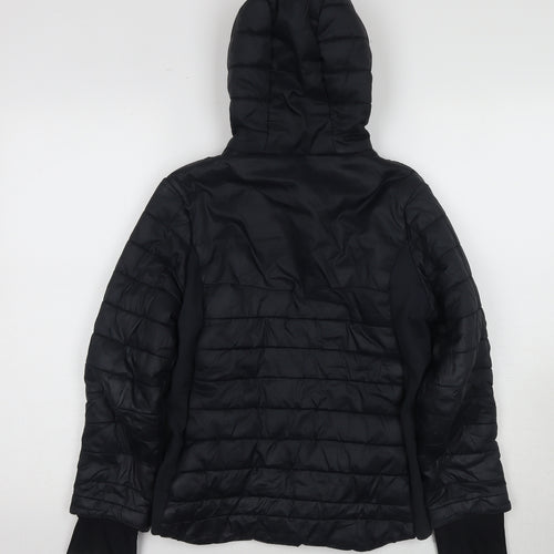 Quechua Girls Black Puffer Jacket 10-11 Years Winter