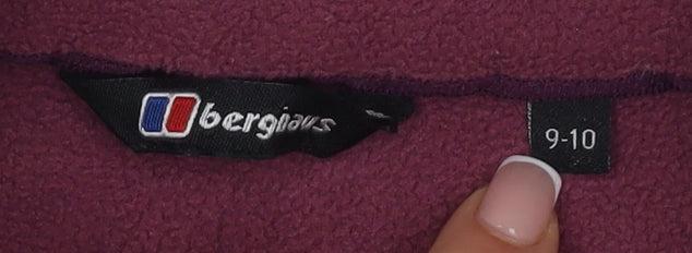 Berghaus Girls Purple Fleece Jacket 9-10 Years
