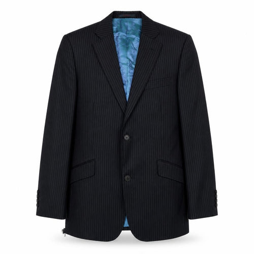 Ted Baker Men's Black Striped Wool Suit Jacket 40R
