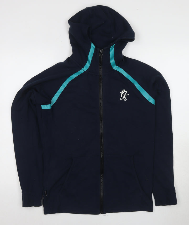 Gym King Men's Blue Full Zip Hoodie - Size S