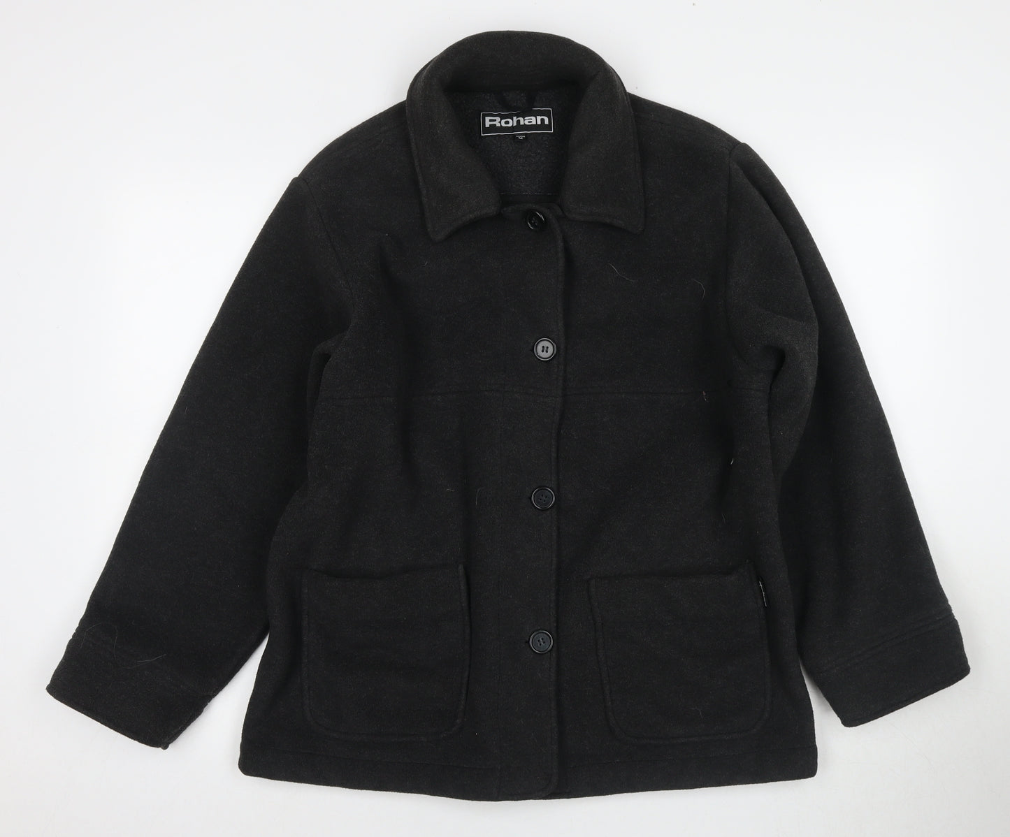 Rohan Women's Black Medium Basic Jacket - Lined, Button