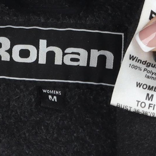 Rohan Women's Black Medium Basic Jacket - Lined, Button