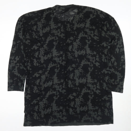Women's Bunah Black Camouflage Pullover Jumper Size L