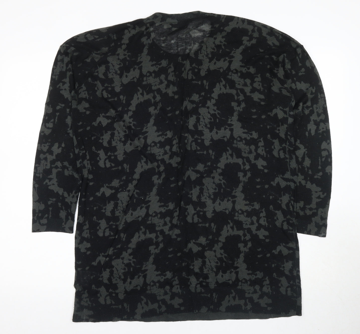 Women's Bunah Black Camouflage Pullover Jumper Size L
