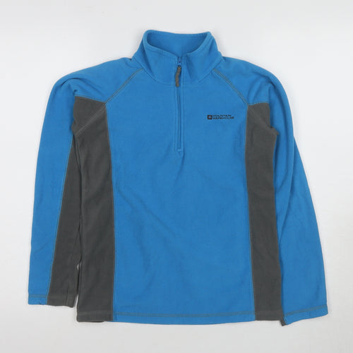 Mountain Warehouse Boys Blue Pullover Hoodie 11-12 Years
