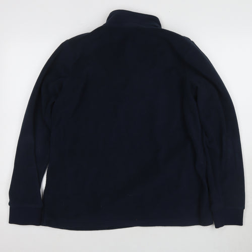 Nautica Men's Blue Fleece 1/4 Zip Sweatshirt M