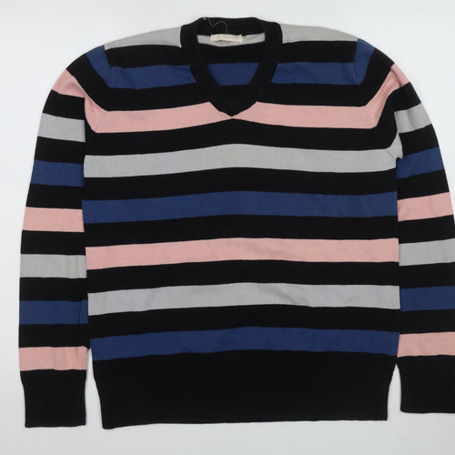 Jack & Jones Men's Multicoloured Striped Pullover - M