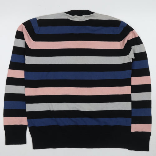 Jack & Jones Men's Multicoloured Striped Pullover - M