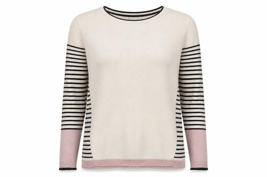 Front view of Madewell Women's Multicoloured Striped Cardigan, size 16