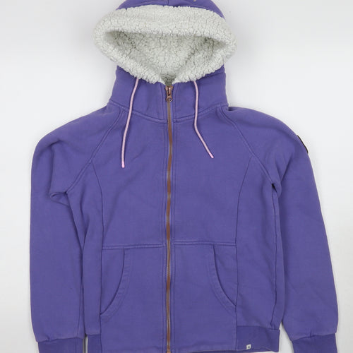 Rip Curl Women's Purple Full Zip Hoodie Size S
