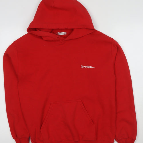 iets frans Red Pullover Hoodie Unisex S