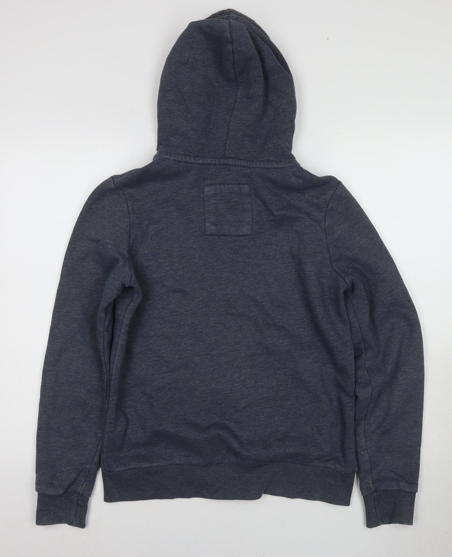 Weird Fish Women's Blue Full Zip Hoodie Size 10