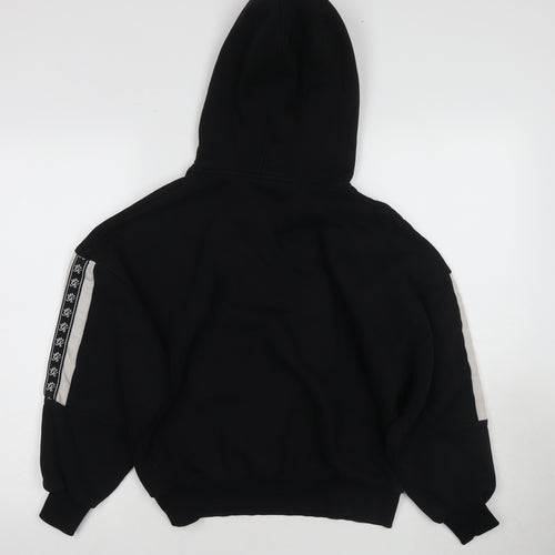 Gym King Black Unisex Hoodie Size 6 Cotton-Poly Pullover