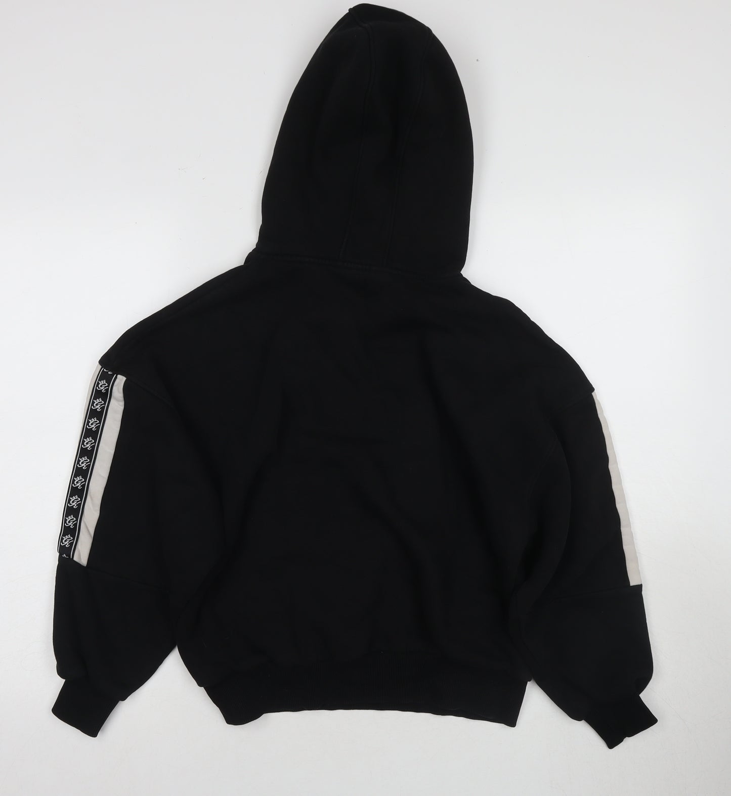 Gym King Black Unisex Hoodie Size 6 Cotton-Poly Pullover