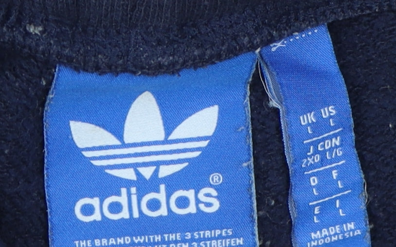 Adidas Men's Blue Jogger Trousers L