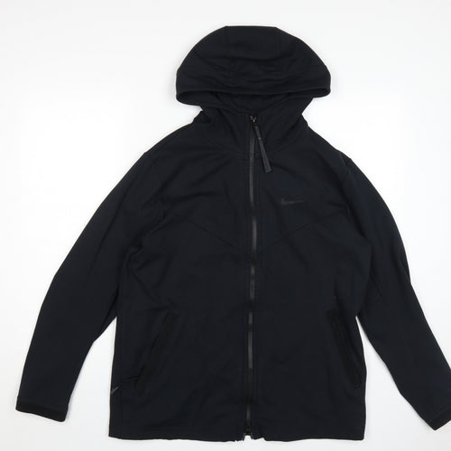 Nike Men's Black Full Zip Hoodie - Size L