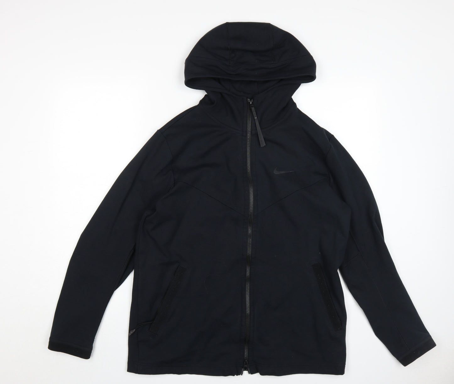 Nike Men's Black Full Zip Hoodie - Size L