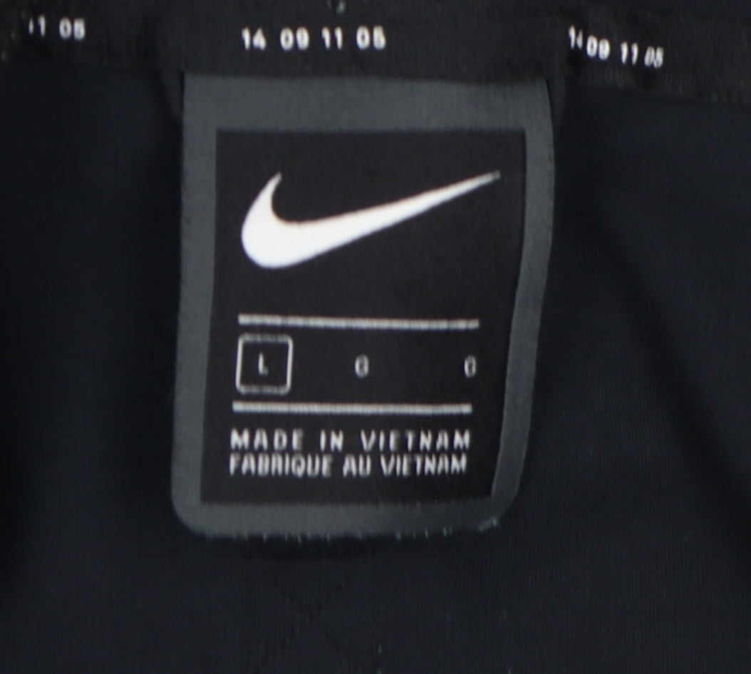 Nike Men's Black Full Zip Hoodie - Size L