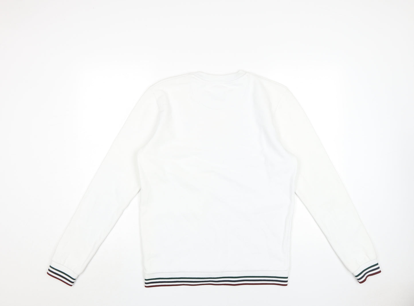 Jack Wills Men's White Pullover Sweatshirt S