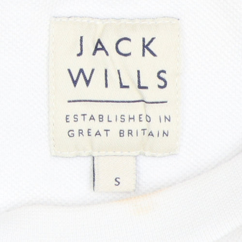 Jack Wills Men's White Pullover Sweatshirt S