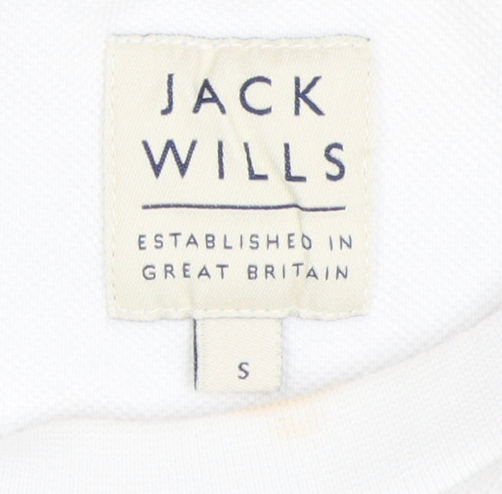 Jack Wills Men's White Pullover Sweatshirt S