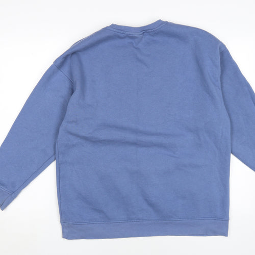 Disney Unisex Blue XS Stitch Pullover Sweatshirt