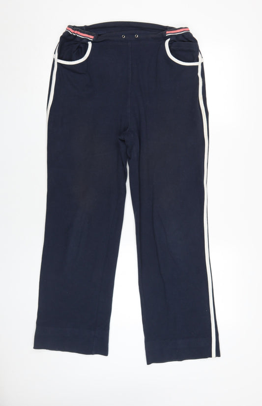 Alice Collins Women's Blue Jogger Trousers - Size 14