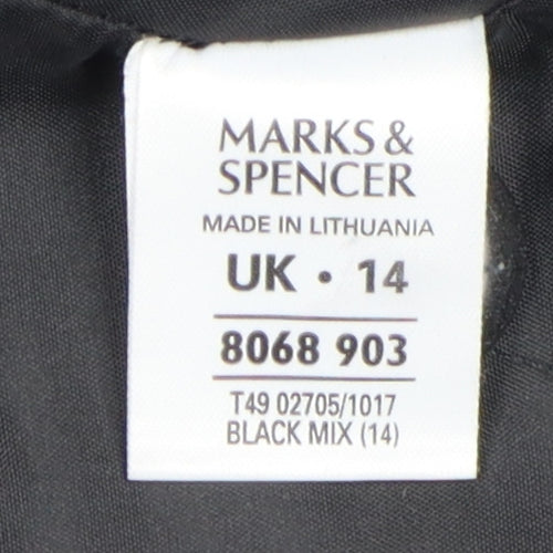 Marks and Spencer Women's Black Jacket Size 14
