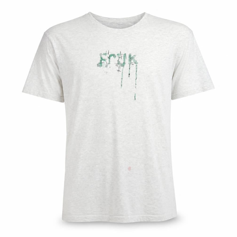 French Connection Men's Grey XL Graphic Cotton T-Shirt