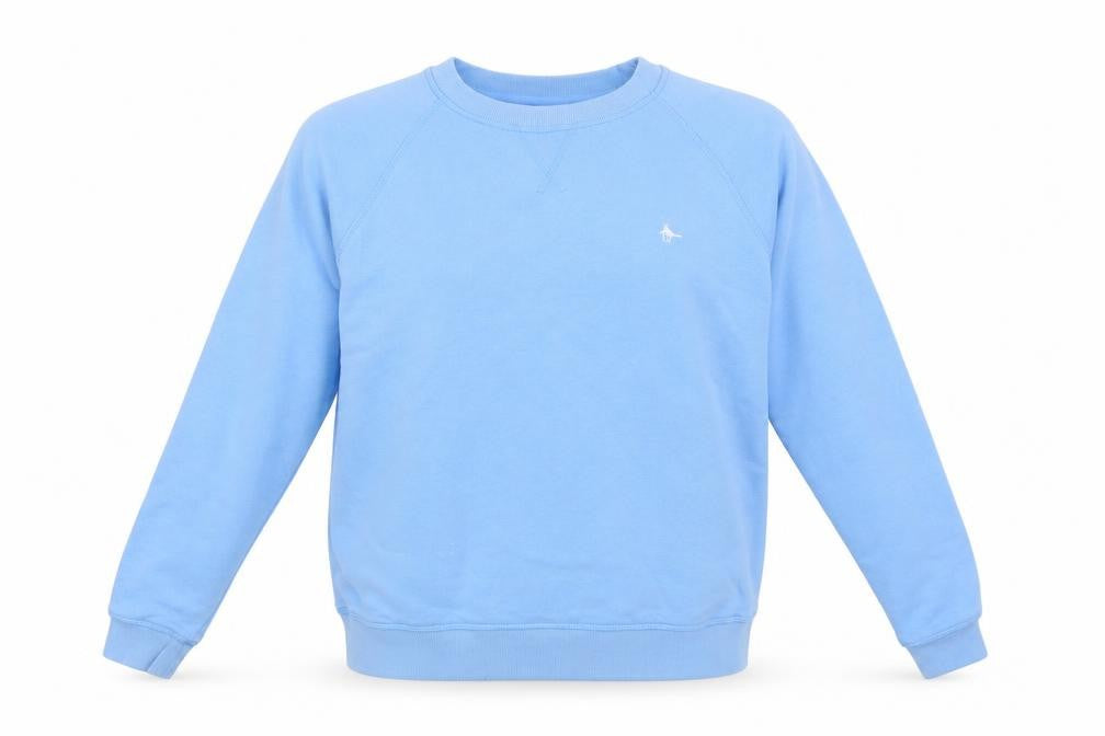 Front view of Jack Wills Women's Blue Pullover Sweatshirt, size 12