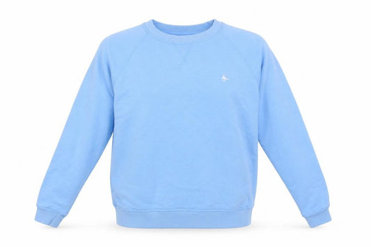 Front view of Jack Wills Women's Blue Pullover Sweatshirt, size 12