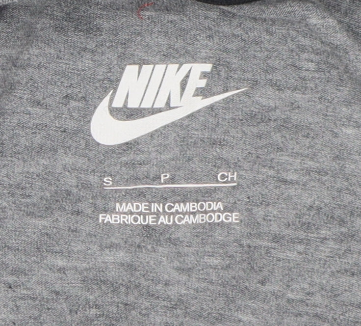 Nike Women's Grey T-Shirt, Small, Casual Style