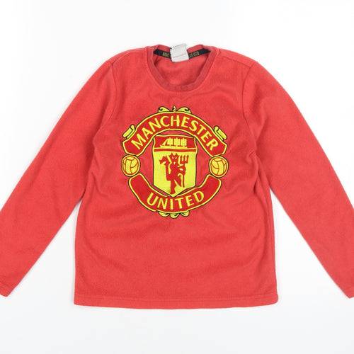 Manchester United Boys Red Pyjama Top 7-8 Years