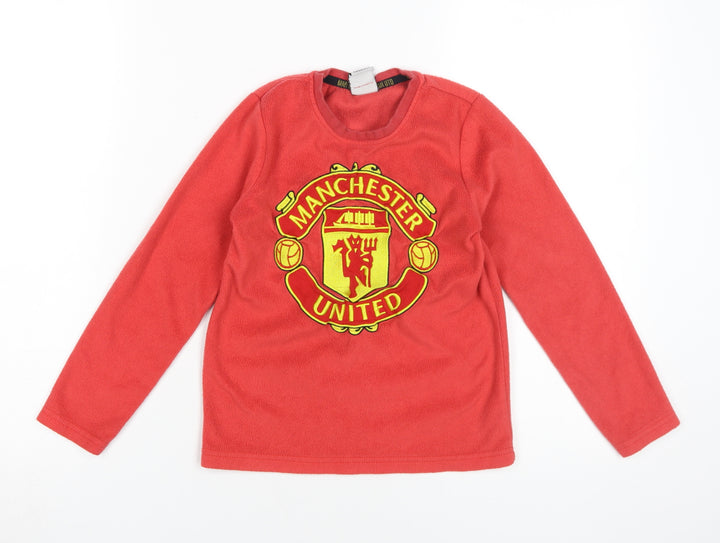 Manchester United Boys Red Pyjama Top 7-8 Years